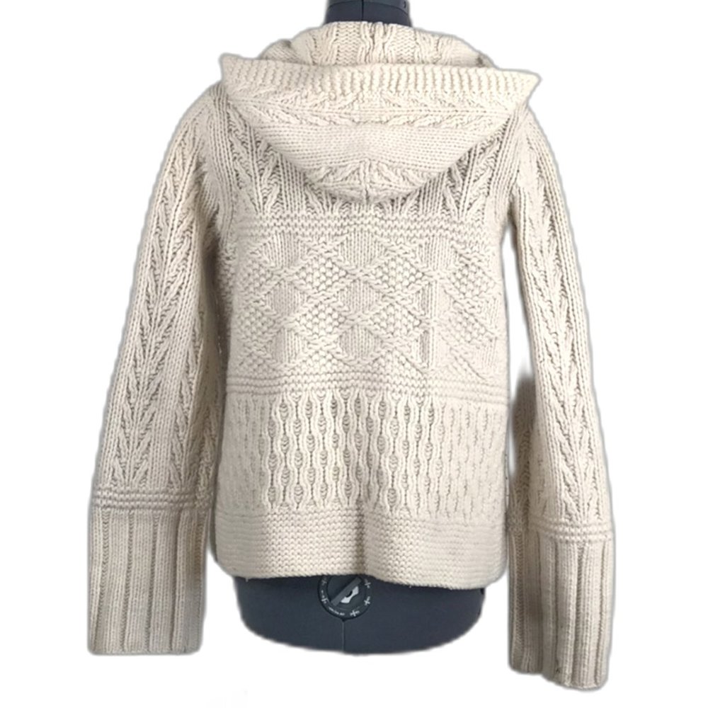 American Eagle Hand Knit Lamb Wool Sweater Sz Large - Picture 5 of 8